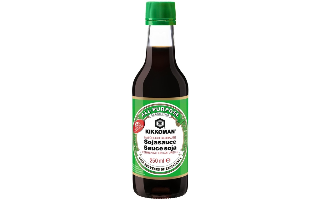 Kikkoman Sauce soja avec 43% de sel en moins 250 ml
