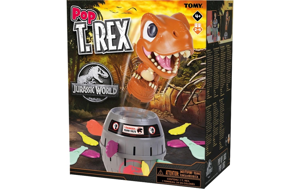 Tomy Jeux d’enfant Jurassic World Pop Up T-Rex