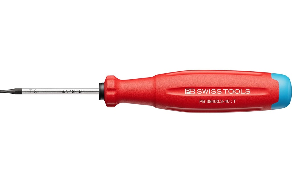 PB Swiss Tools Tournevis SwissGrip Evo PB 38400.3-40 Rouge