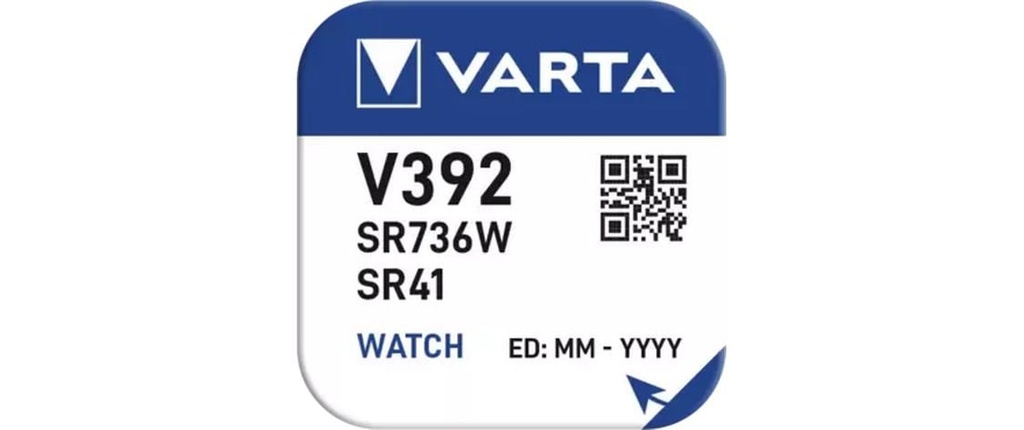 Varta Pile bouton V392 , 10 Pièce/s