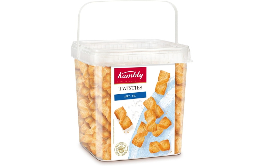Kambly Apéritif Twisties Gastrobox Sel 950 g