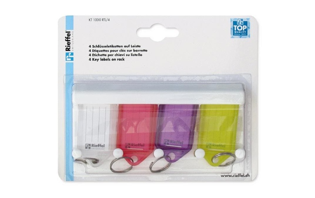 RIEFFEL Porte-clés KTpetit+tringle 4pc