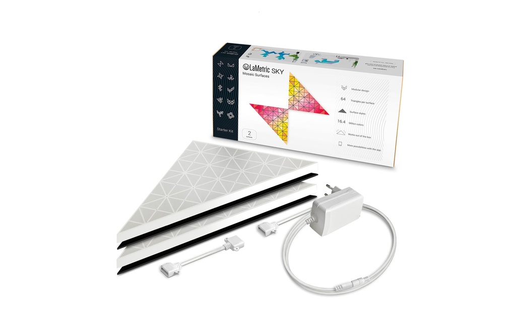 LaMetric Kit de démarrage Sky Lightpanel, 2 pièces