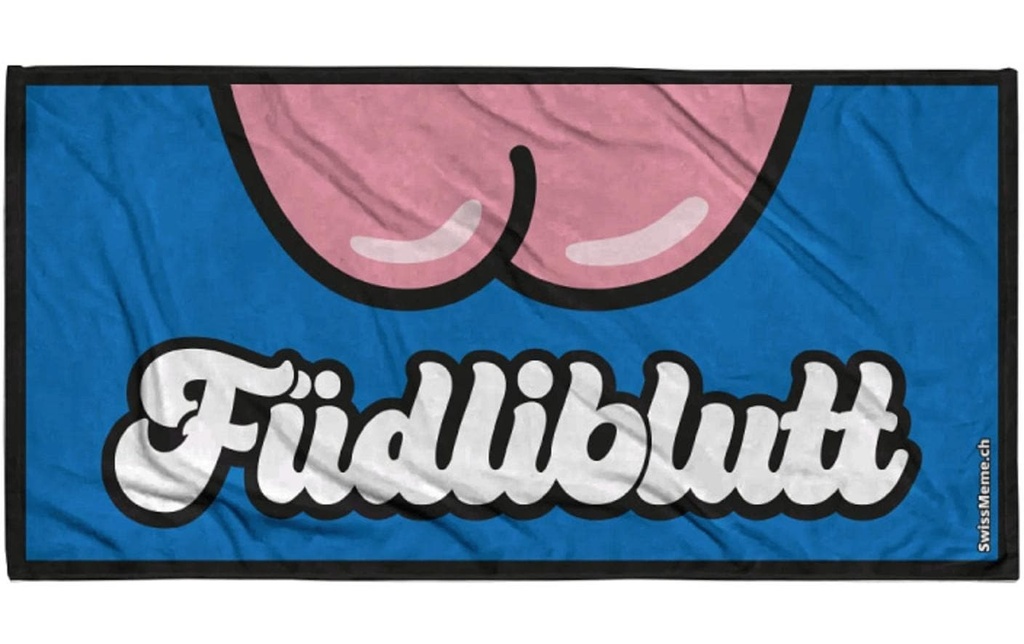 Swissmeme Drap de bain Füdliblutt 76 x 152 cm
