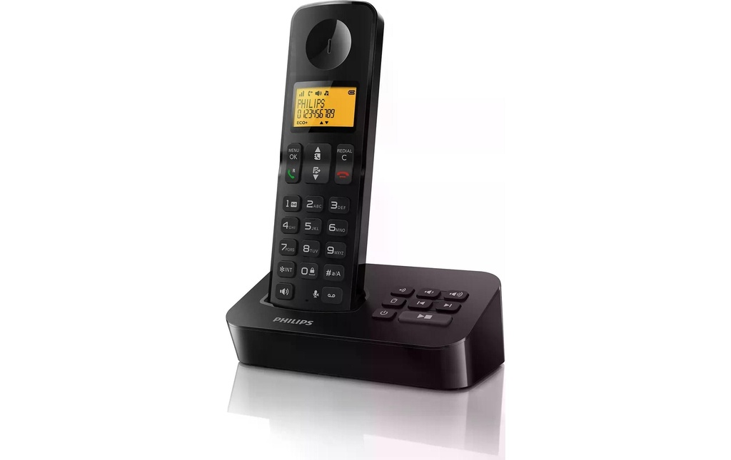 Philips Téléphone sans fil D2651B Noir