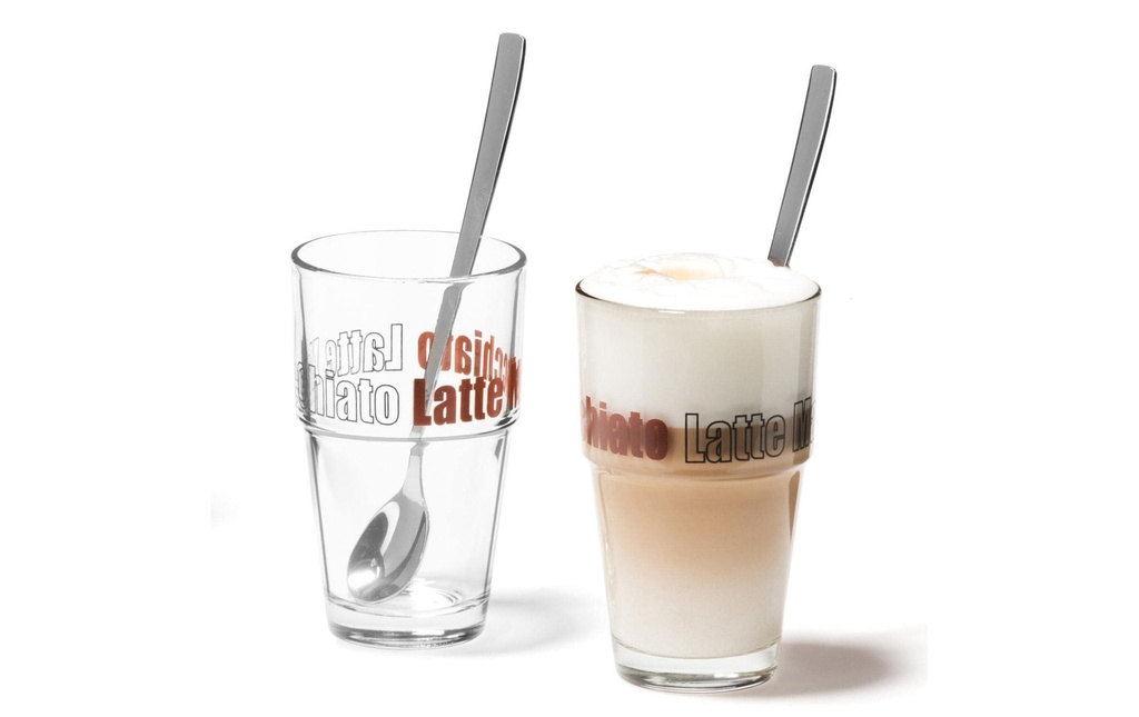 LEONARDO Verre à latte macchiato 410 ml, 2 Pièce/s, Transparent