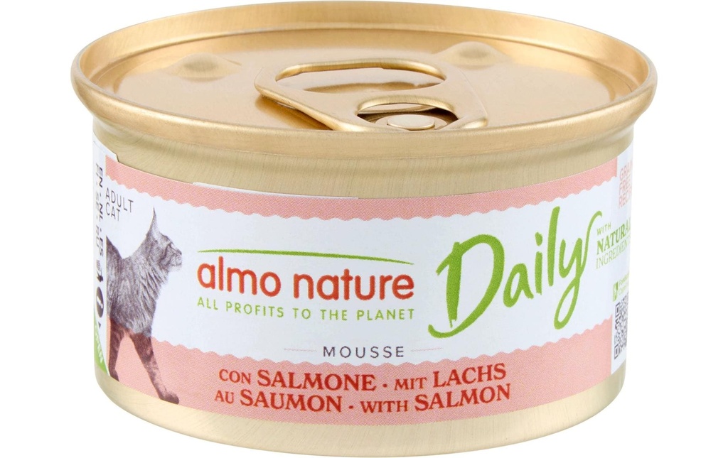 Almo Nature Alimentation humide Daily Mousse au saumon 85g