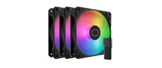 Cooler Master Ventilateur PC SickleFlow Edge 120 ARGB 3-Pack Noir