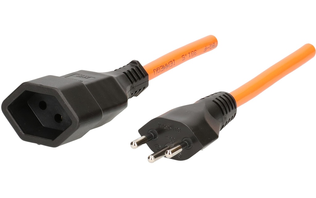 Max Hauri Câble de prolongation 5 m T13 - T12, Orange