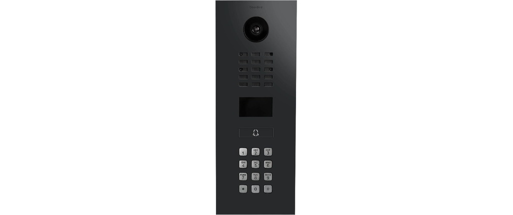 Doorbird Interphone-portier vidéo IP D2101KV , noir graphite