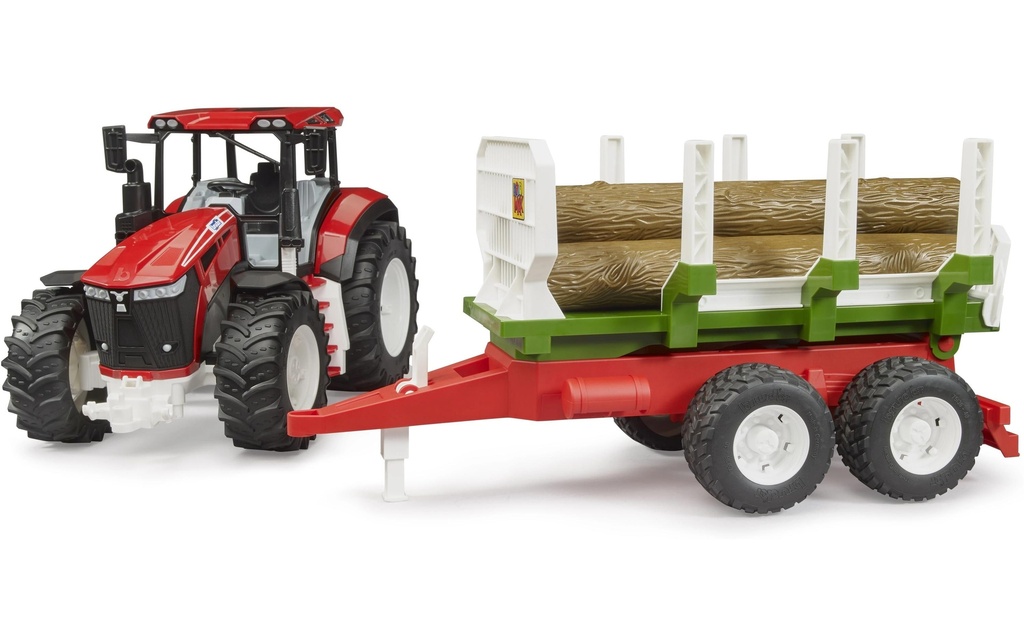 Bruder Spielwaren Track Builder ROADMAX avec remorque à dos