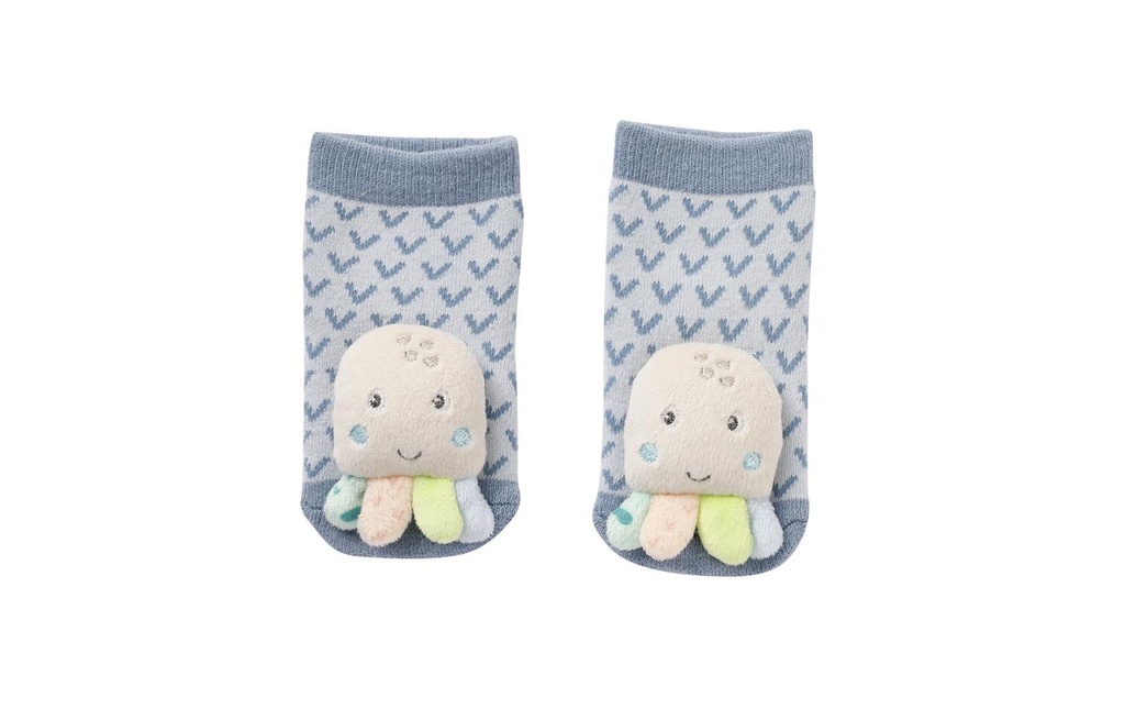 fehn Hochet Chaussettes Poulpe