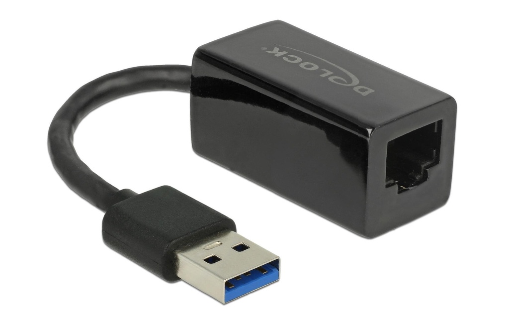 Delock Adaptateurs réseau USB-A - RJ45 1Gbps, Noir