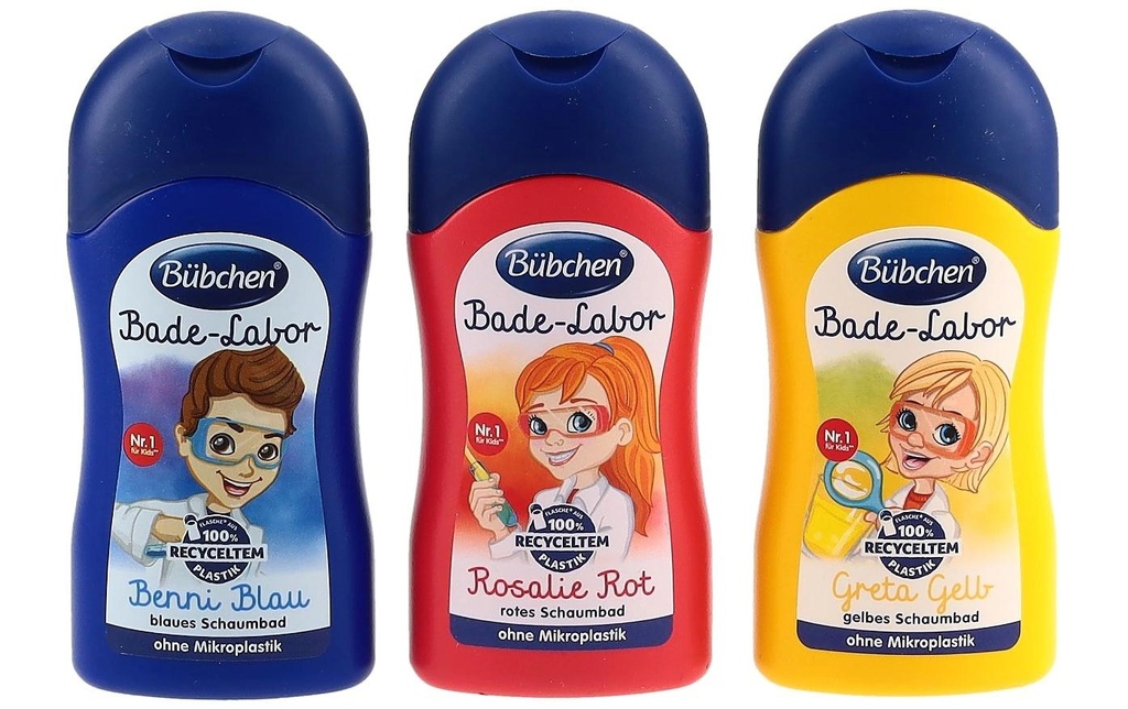 Bübchen Mélange pour bain moussant Bad Labor 3x 50 ml