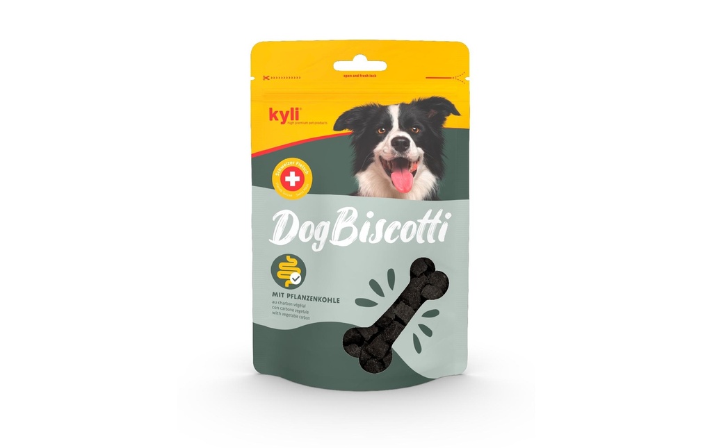 kyli Friandise DogBiscotti au charbon végétal, 200 g