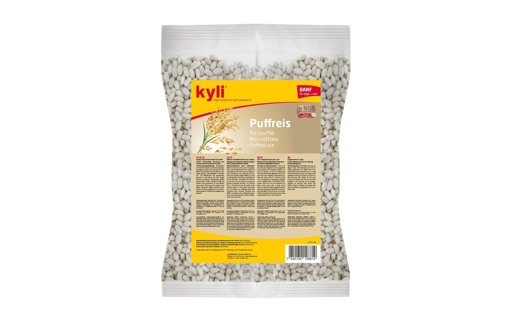 kyli Supplément alimentaire pour chiens Riz soufflé, 2 kg