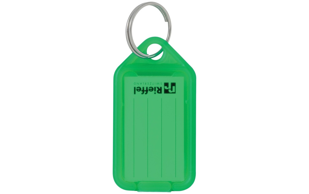 [293411256] RIEFFEL Étiq.de clés KT1000 vert (100 pces)