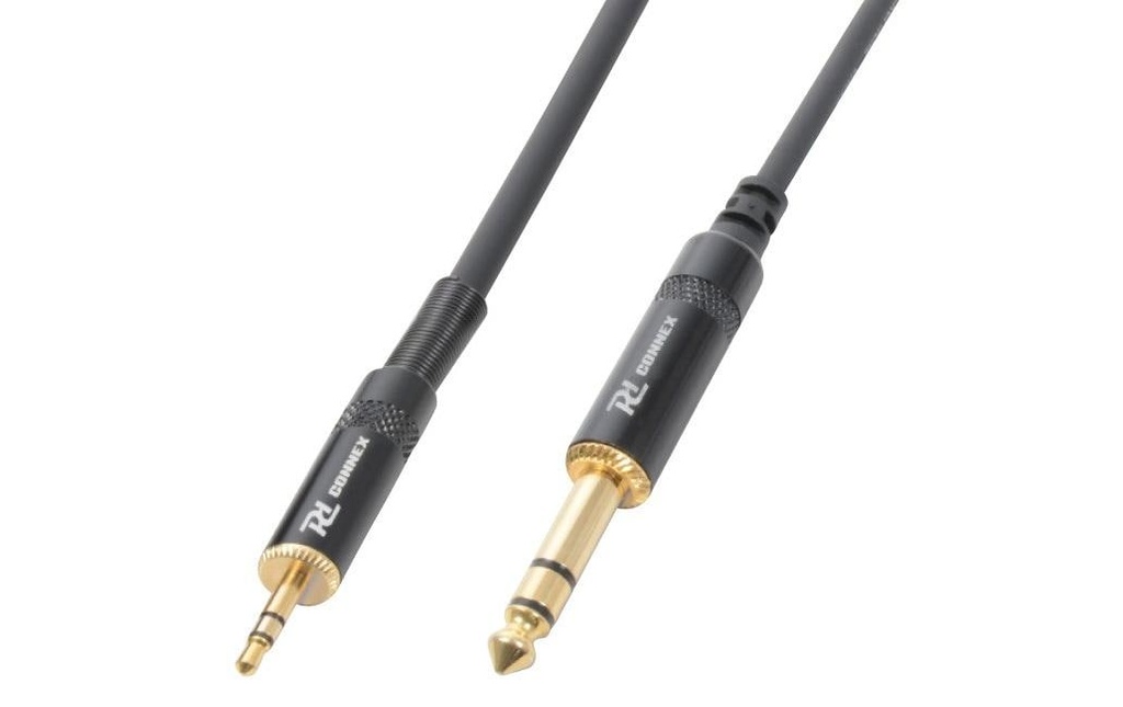 PD Connex CX82-3 jack 3,5 mm, mâle - jack 6.3 mm, mâle 3 m