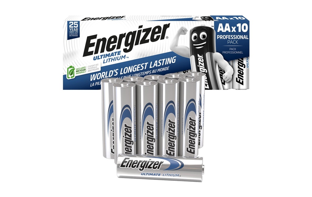 Energizer Pile Ultimate Lithium AA , 10 Pièce/s