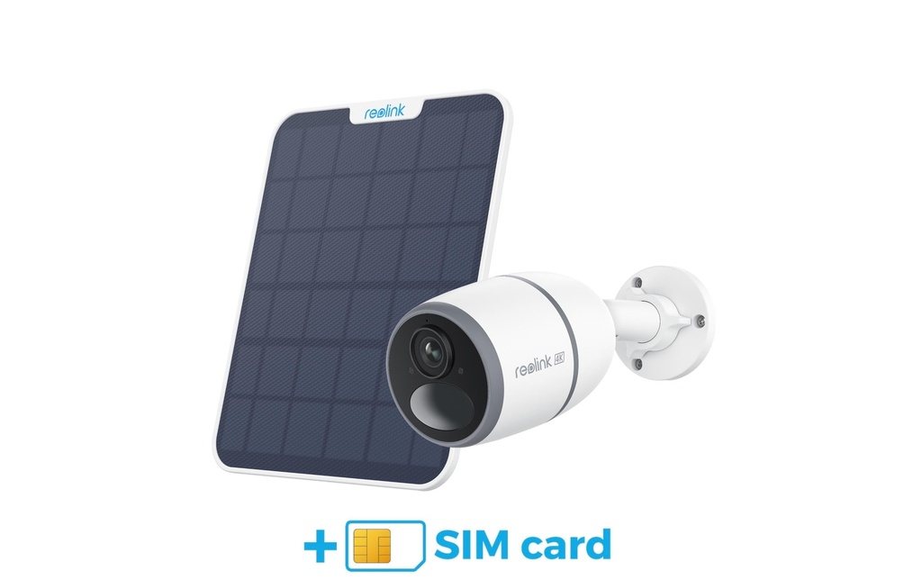 Reolink Caméra 4G/LTE G340 panneau solaire et SIM