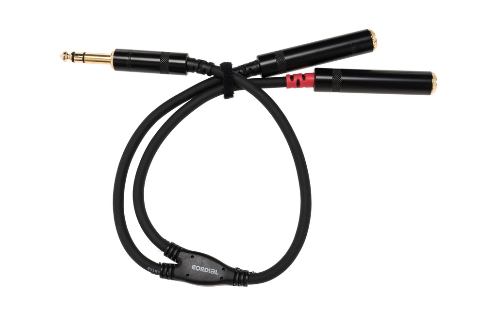 Cordial Câble audio jack 6.3 mm - jack 6.3 mm 0.3 m