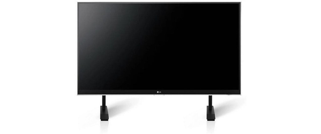 Audioraq Pied de table pour écran Premium Twin 100 max. 136 kg Noir
