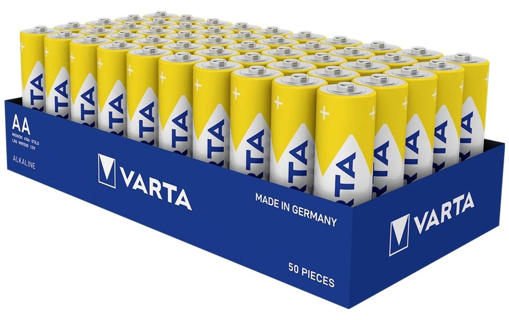 Varta Pile Energy Mignon Aa – alcaline-manganèse 1.5 V , 50 Pièce/s