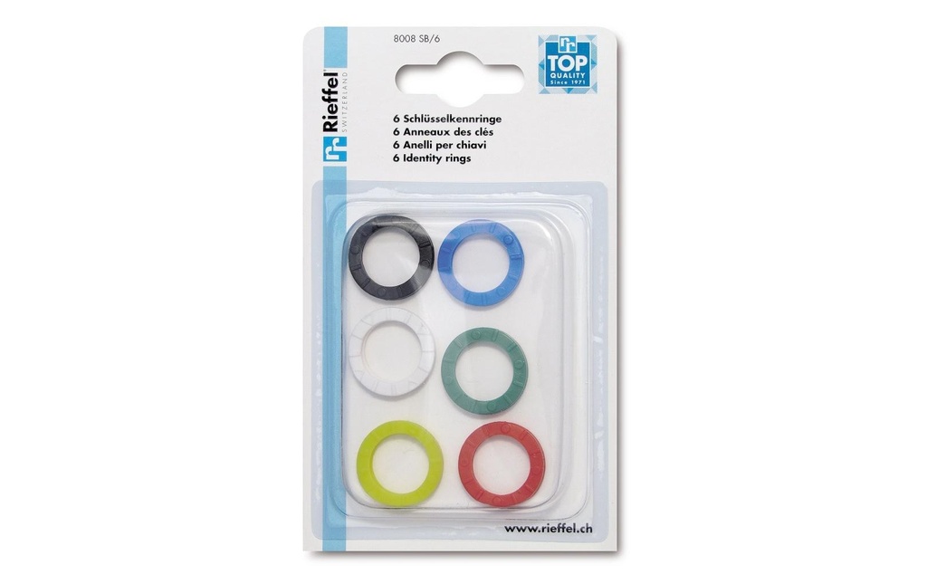 RIEFFEL Anneaux pour clés 6pces ass (6 pces)