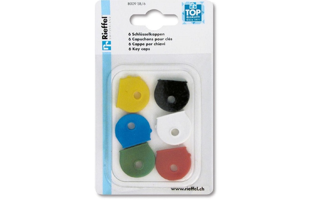 [293809023] RIEFFEL Capuchon pour clés ass (6 pces)