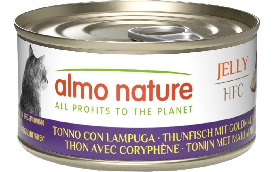 Almo Nature Alimentation humide HFC Jelly thon avec coryphène 70 g