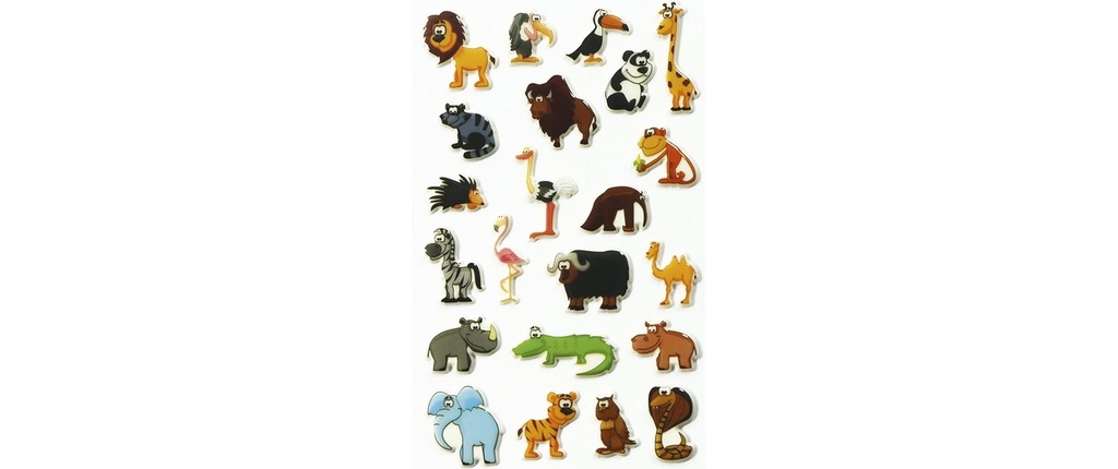 Clairefontaine Autocollant à motif 3D Savane