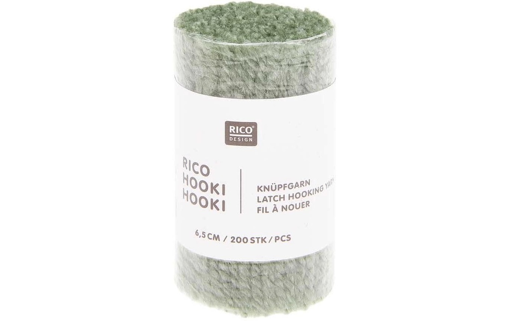 Rico Design Fil à nouer Hooki Vert sauge