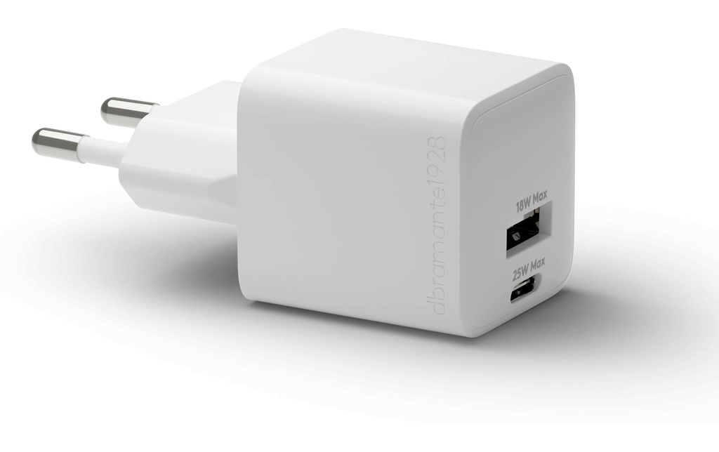dbramante1928 Chargeur mural USB USB-C + USB-A 25W + 18W