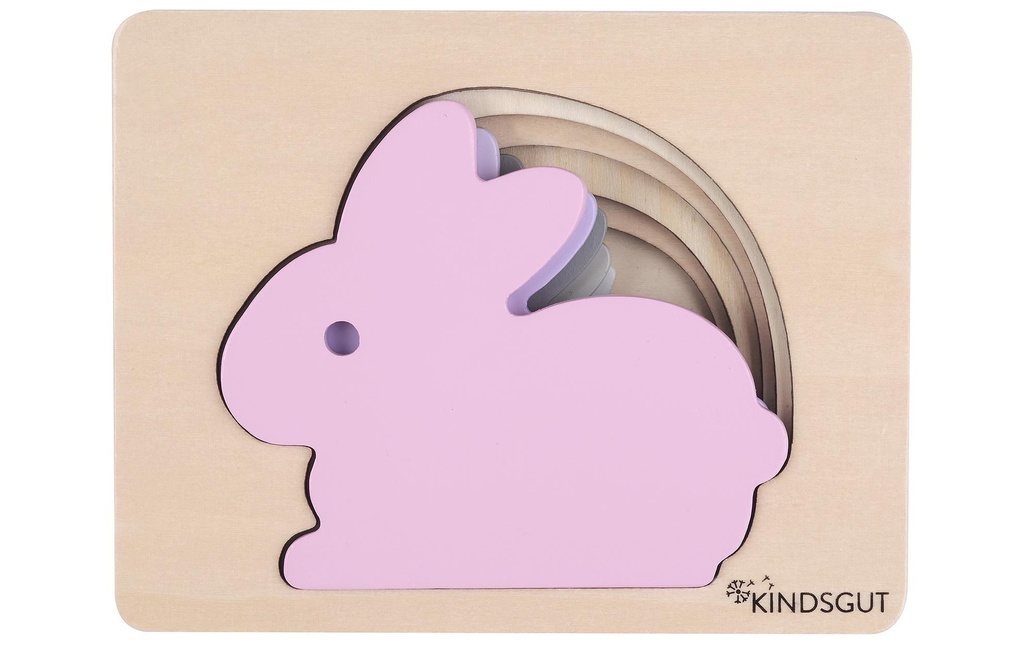 Kindsgut Puzzle en bois Lapin