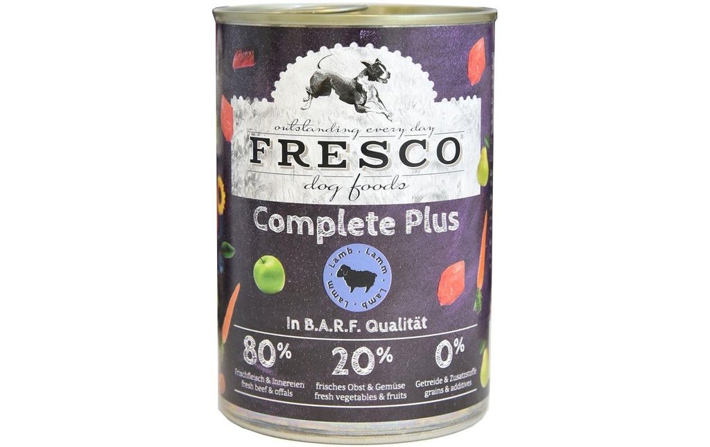 FRESCO Alimentation humide Complete Plus agneau 400 g