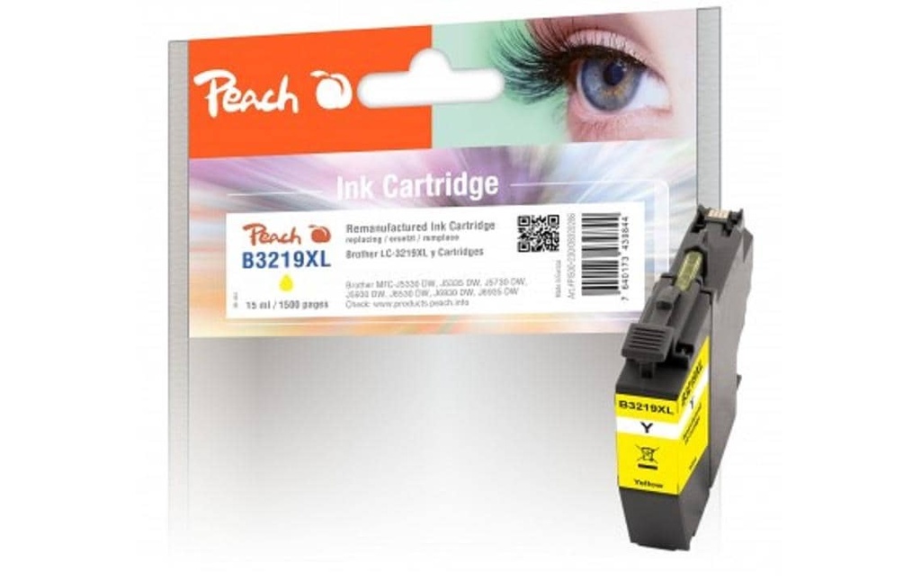 Peach Encre Brother LC-3219XL Yellow