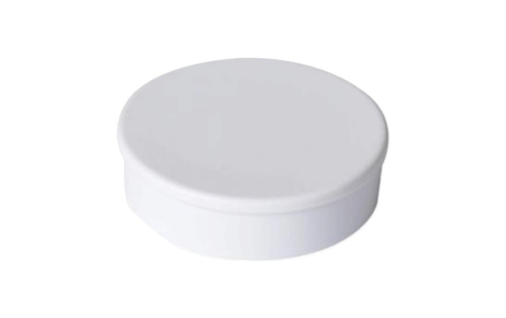 BEREC Aimant adhésif rond 30mm blanc (10 pces)