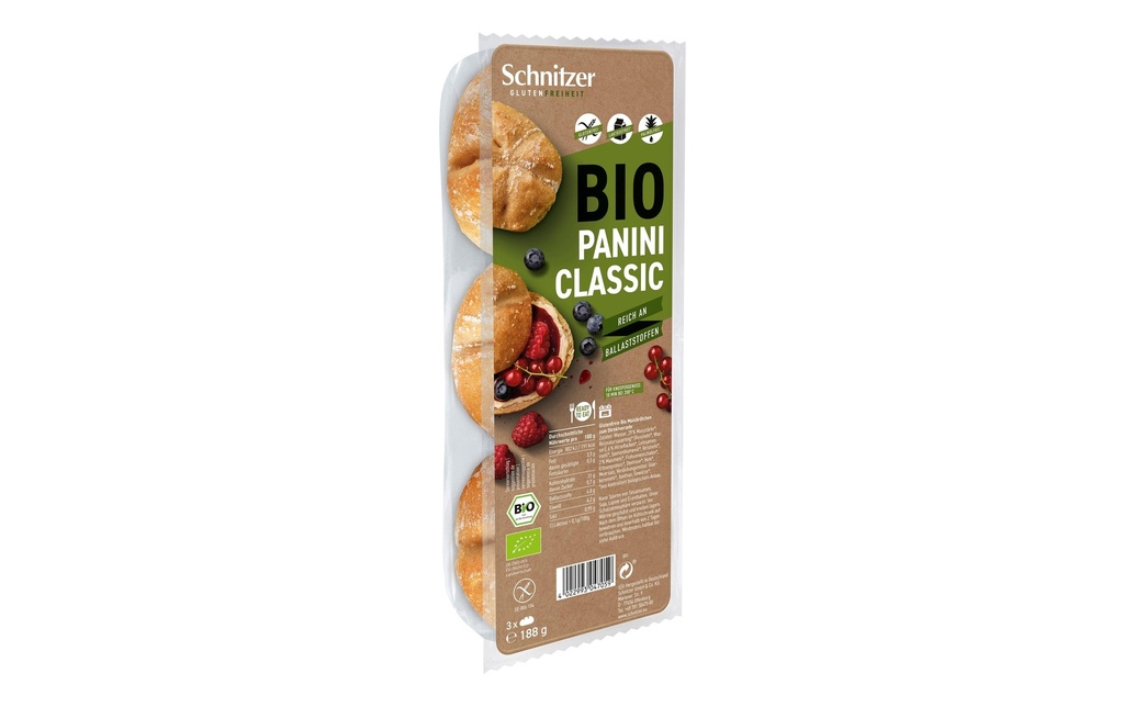 Schnitzer Bio Panini Classic clair 188g
