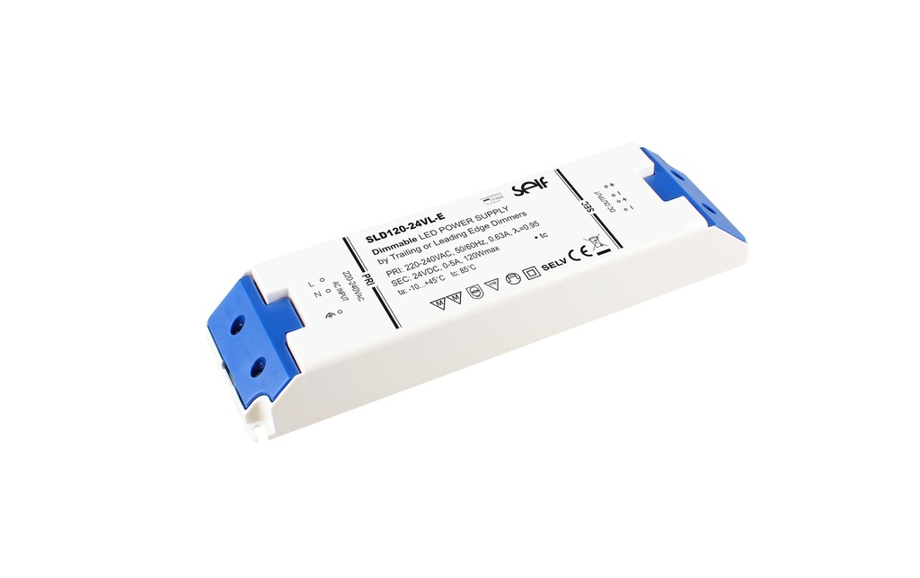 SELF Blocs d’alimentation de pilote de LED dimmable,  120 W, 24 V