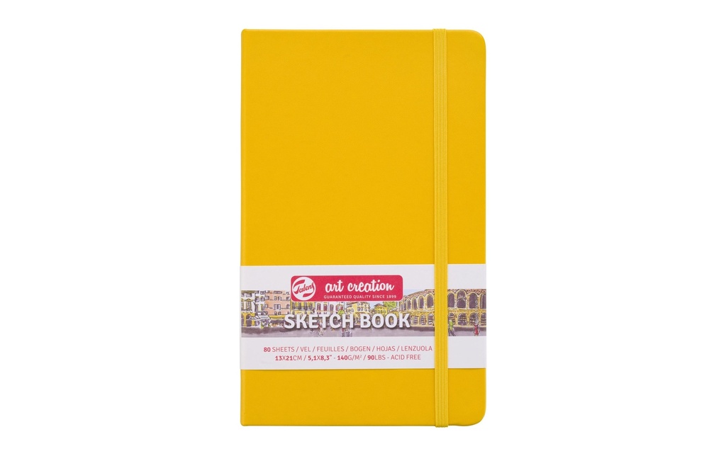 Talens Cahier à colorier 13 x 21 cm Jaune d'or