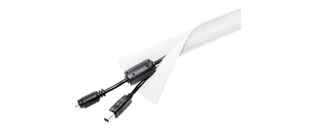 Multibrackets Gaine de câble 2 m x Ø 45 mm Blanc
