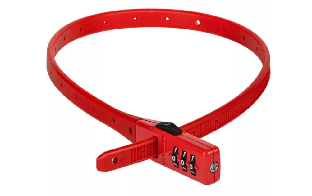Kryptonite Serrure à clic Combo 530 mm, rouge
