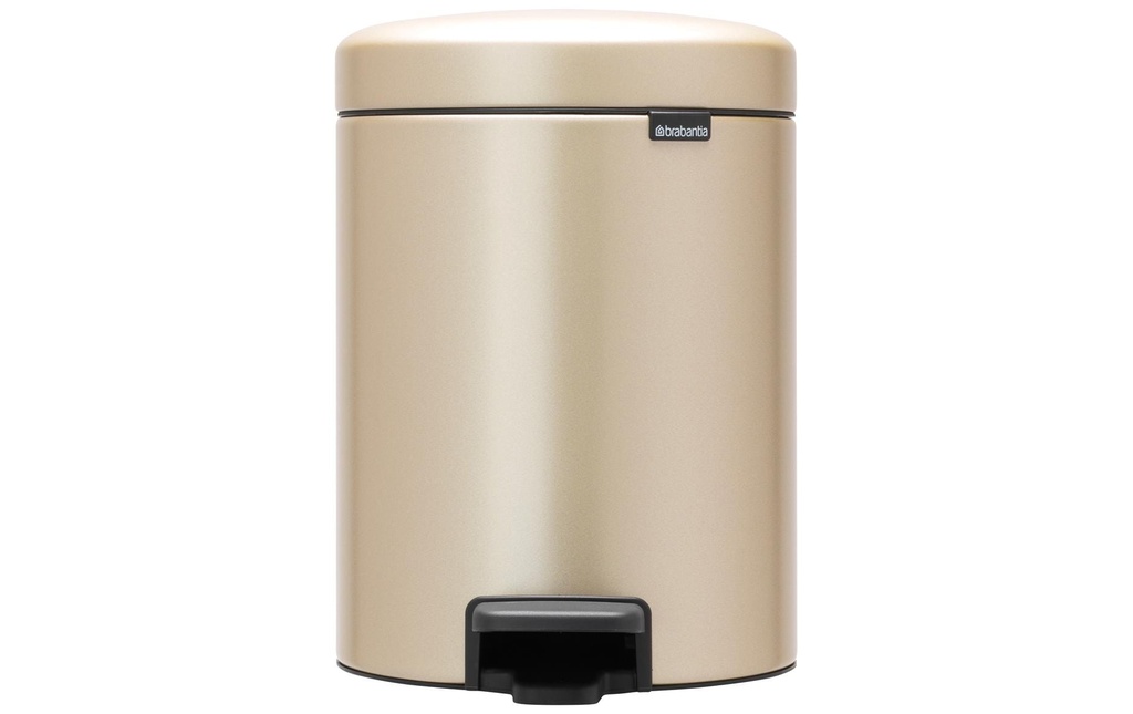 Brabantia Poubelle cosmétique NewIcon 5 l, Champagne