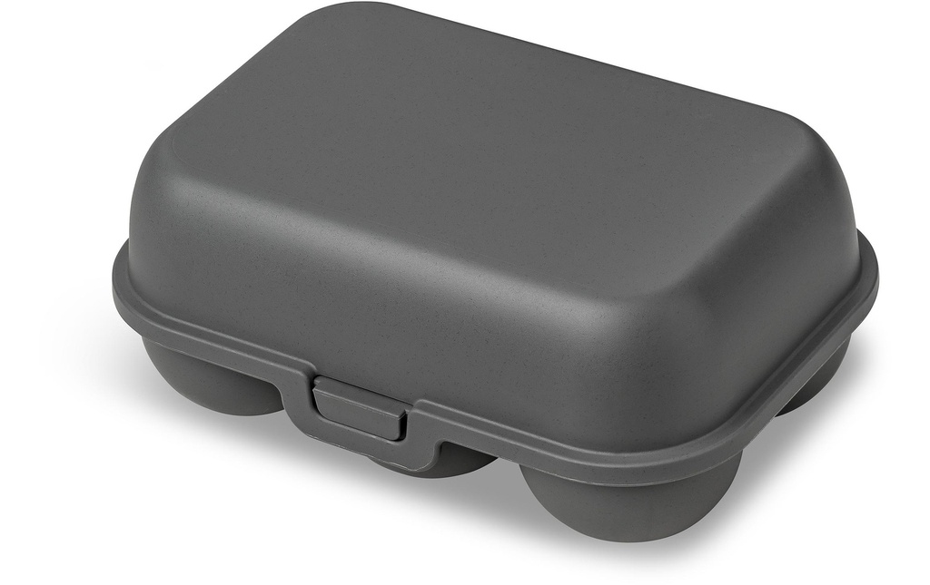 Koziol Boîte à œufs To Go mini 17 cm x 11.8 cm, Gris