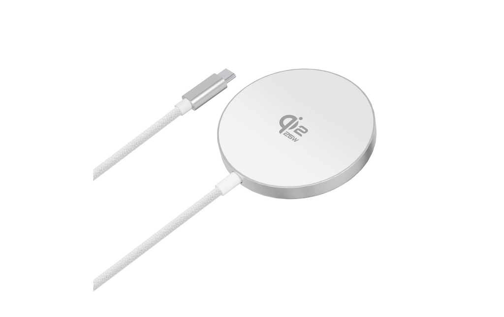 4smarts Qi2 25W MagSafe 1.5m, blanc
