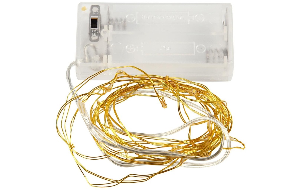 Creativ Company Guirlande lumineuse LED mini 315 cm, Or