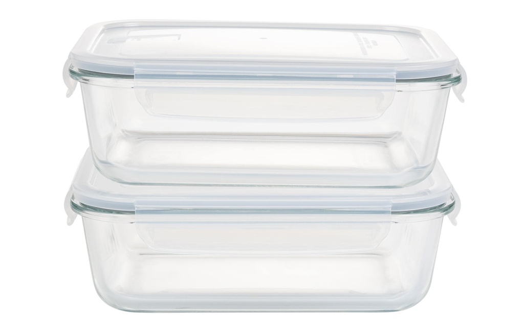 FURBER Récipients à provisions Verre, 2 pièces, 1.5 L