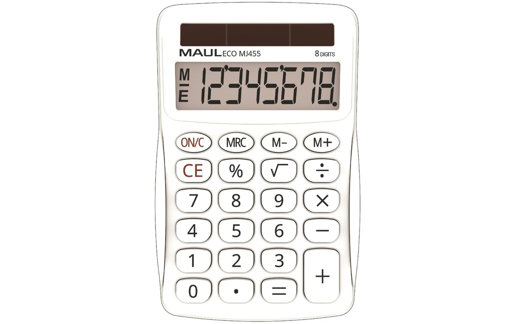 Maul Calculatrice ECO MJ455 Blanc
