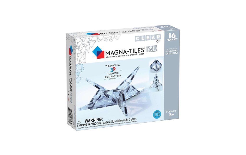 Magna-Tiles Modèle construction Ice Set