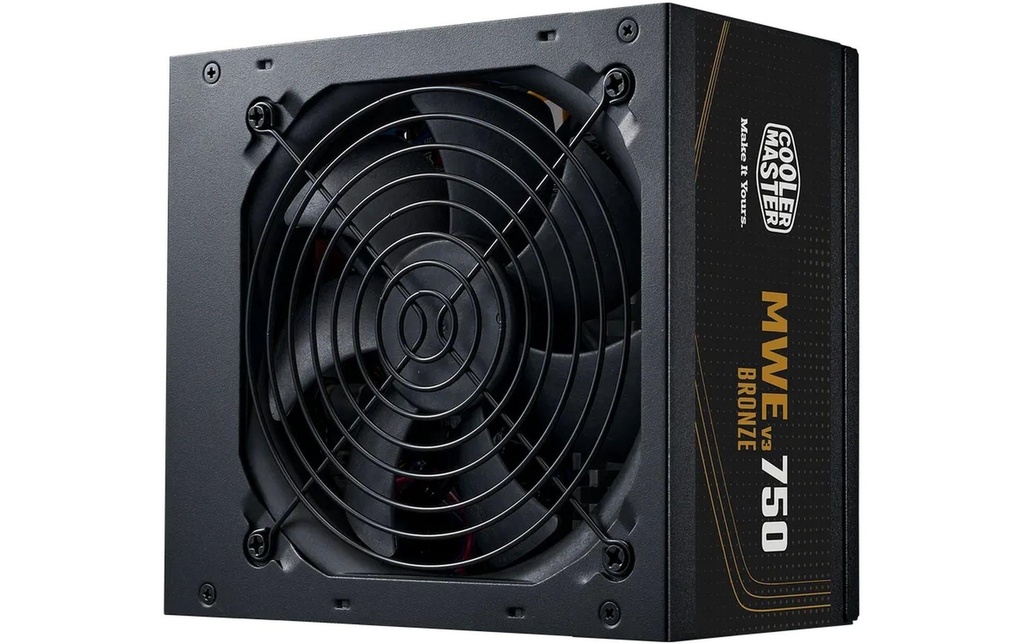 Cooler Master Bloc d’alimentation MWE Gold V3 ATX 3.1 Non-Modular Series 750 W